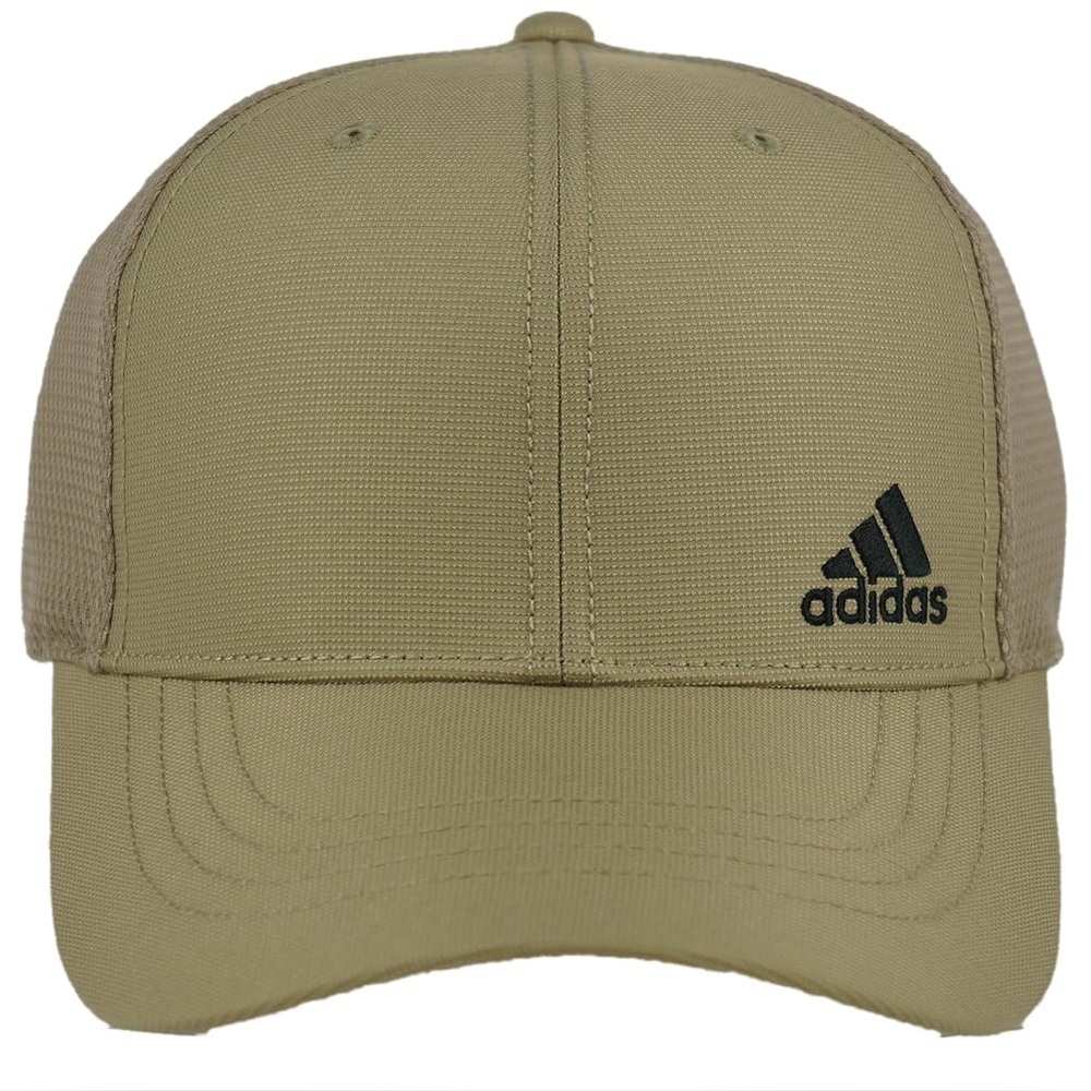 Adidas Khaki Cap with Black Logo Mens Hat